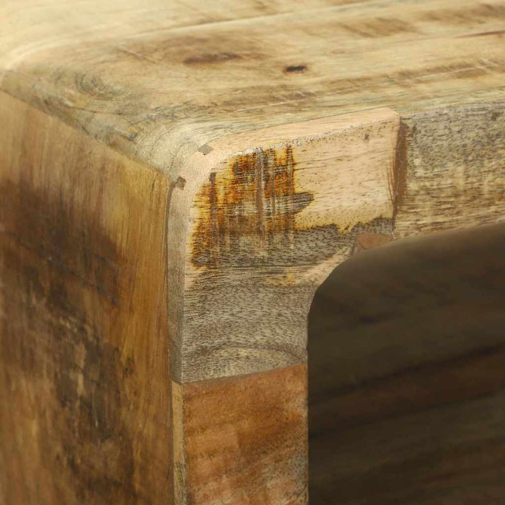 Mobile TV Marrone 100 x 32 x 36 cm Legno massello di mango