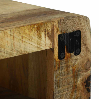 Mobile TV Marrone 100 x 32 x 36 cm Legno massello di mango