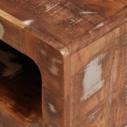 Tavolino Marrone 40 x 40 x 49 cm Legno Recuperato Massello