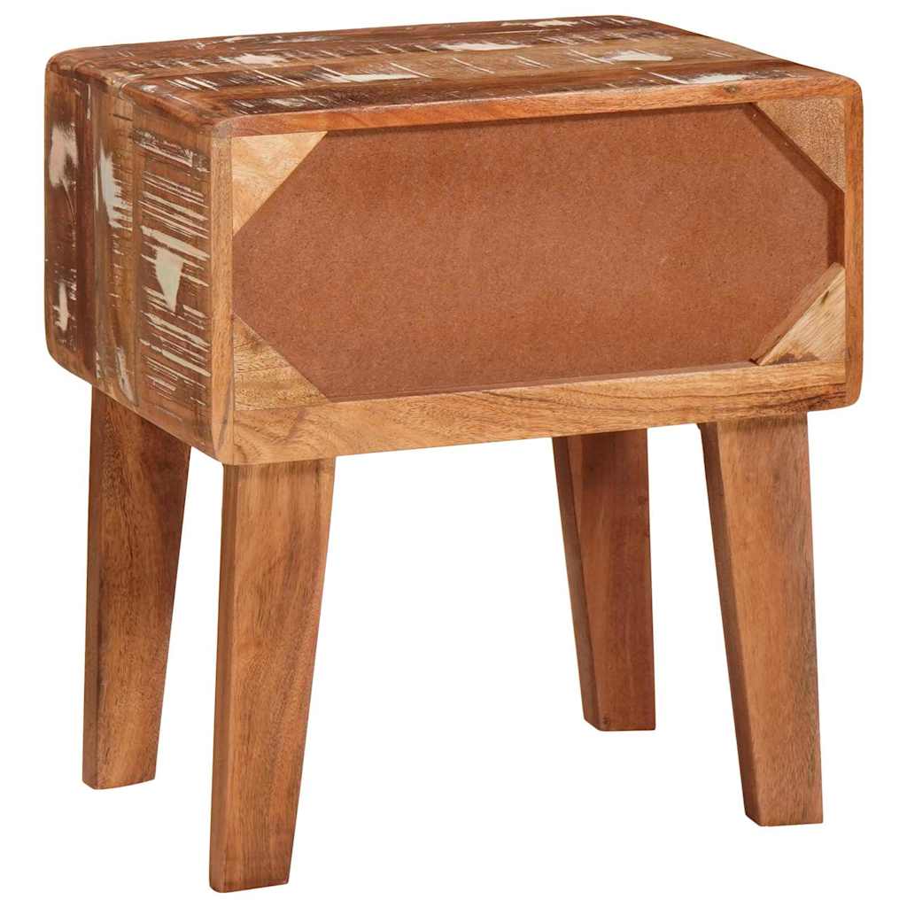 Tavolino Marrone 40 x 32 x 46 cm Legno Recuperato Massello