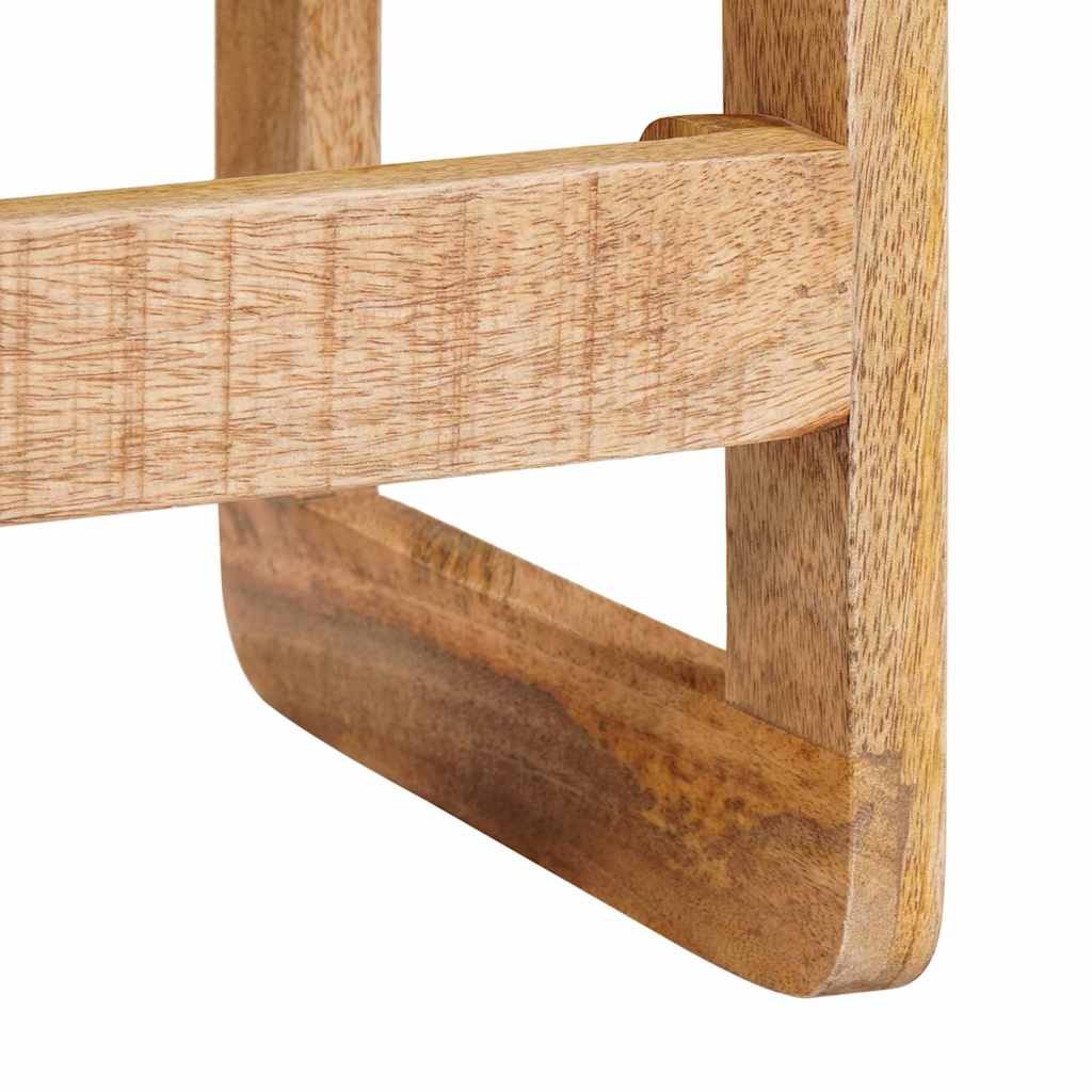 Tavoli da annidamento 2 pcs Marrone Legno di mango massello