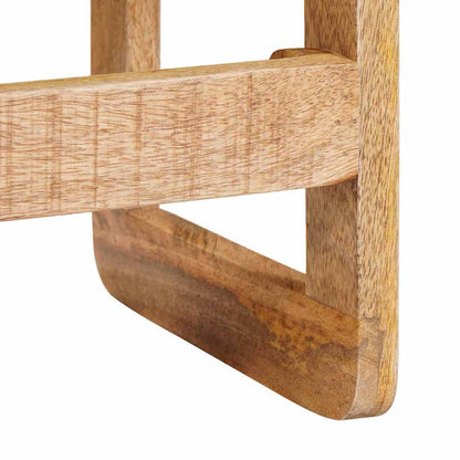 Tavoli da annidamento 2 pcs Marrone Legno di mango massello