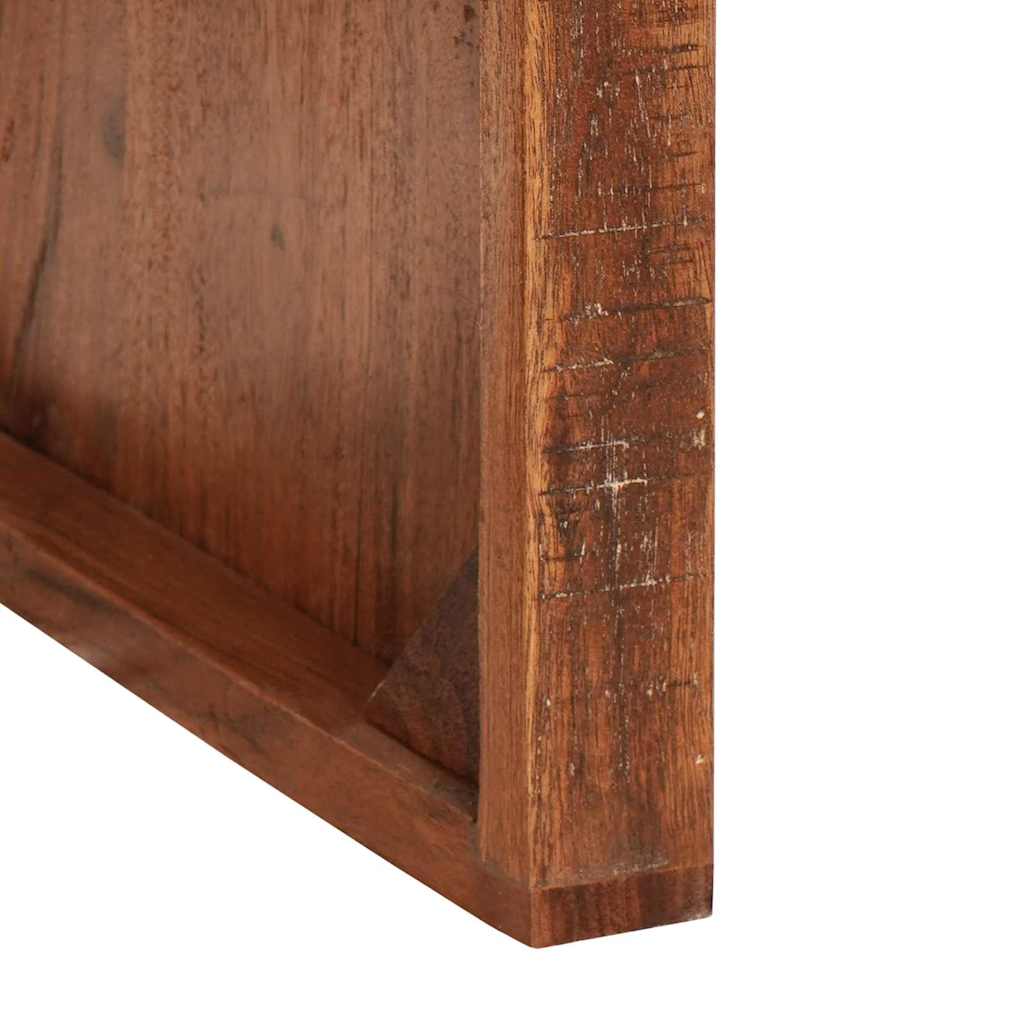 Tavoli da annidamento 2 pcs Marrone Legno Recuperato Massello