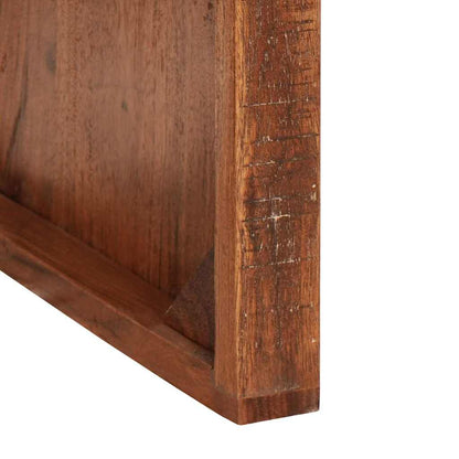 Tavoli da annidamento 2 pcs Marrone Legno Recuperato Massello