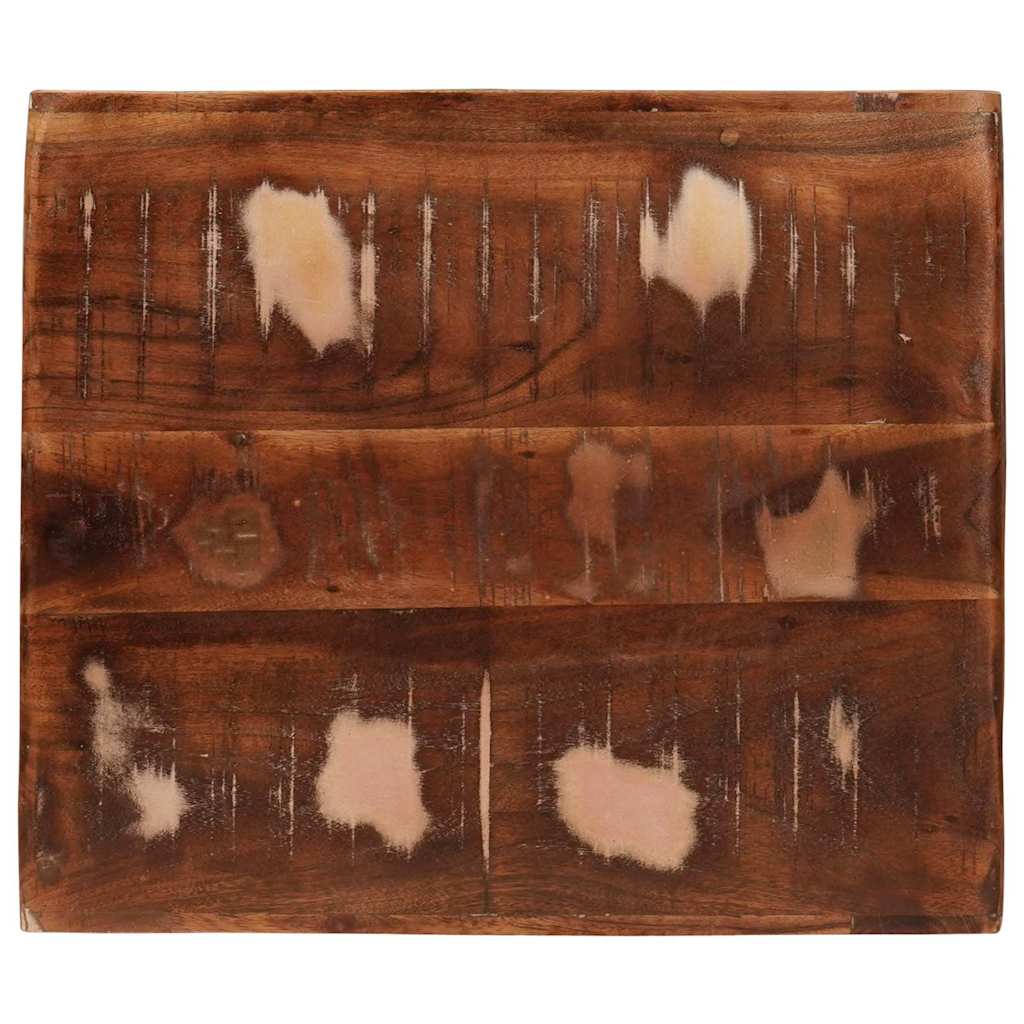 Tavoli da annidamento 2 pcs Marrone Legno Recuperato Massello