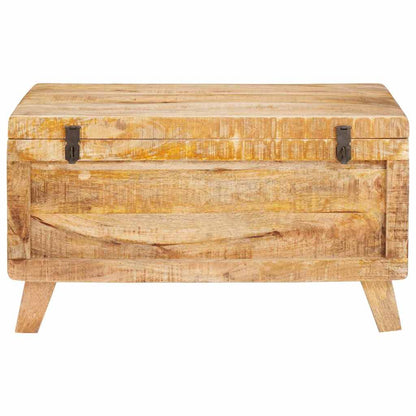 Scatola di Stoccaggio 70 x 35 x 40 cm legno massello di mango