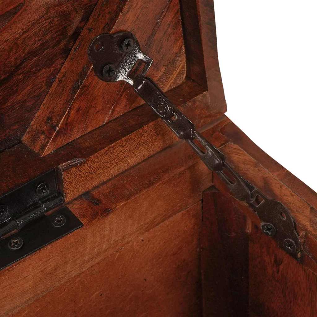 Scatola di Stoccaggio 70 x 35 x 40 cm legno massello di riciclo