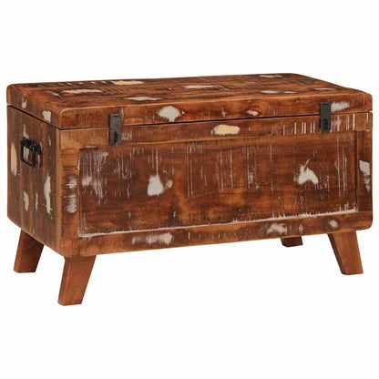 Scatola di Stoccaggio 70 x 35 x 40 cm legno massello di riciclo