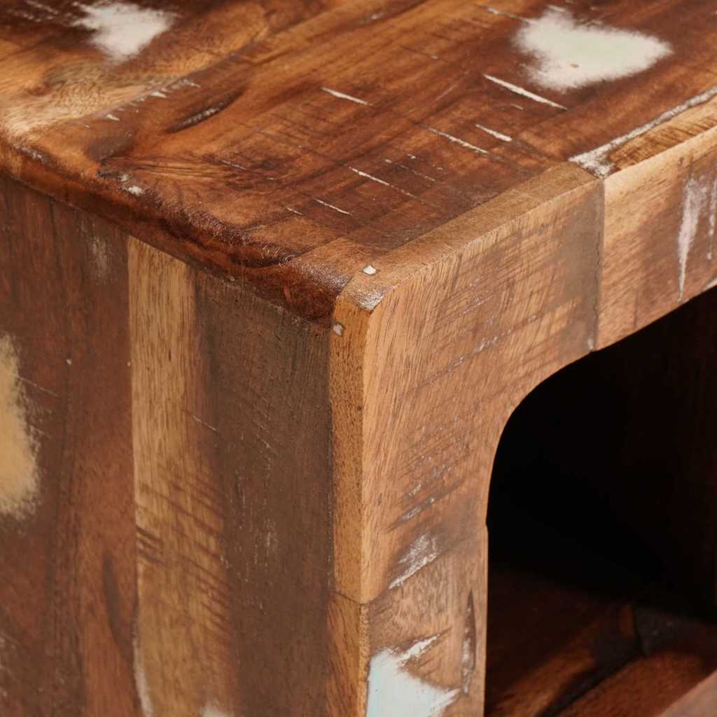 Portabottiglie Marrone Legno Recuperato Massello