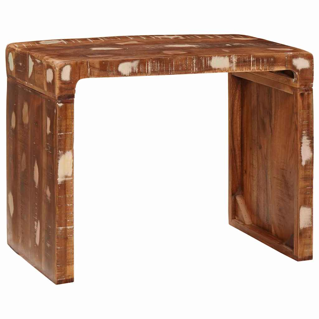 Tavolino Marrone 60 x 35 x 46 cm Legno Recuperato Massello