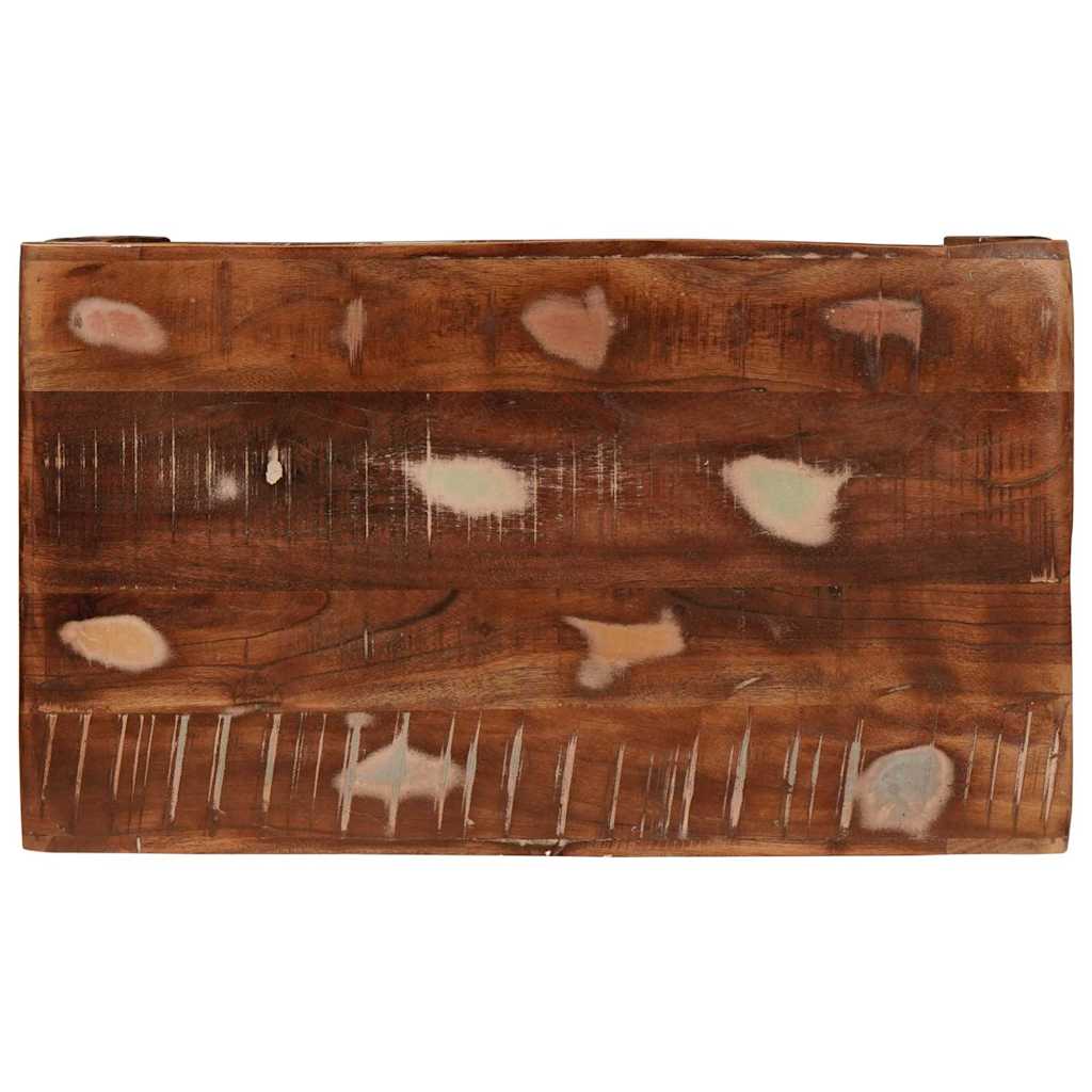 Tavolino Marrone 60 x 35 x 46 cm Legno Recuperato Massello