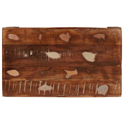 Tavolino Marrone 60 x 35 x 46 cm Legno Recuperato Massello