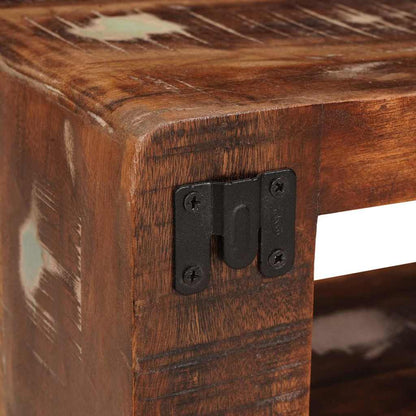 Comodino Marrone 45 x 30 x 24 cm Legno Recuperato Massello | homemem39
