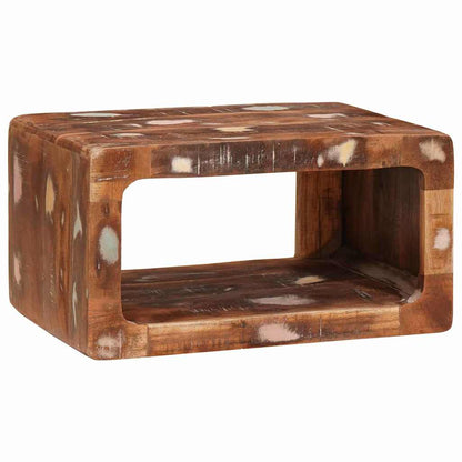 Comodino Marrone 45 x 30 x 24 cm Legno Recuperato Massello