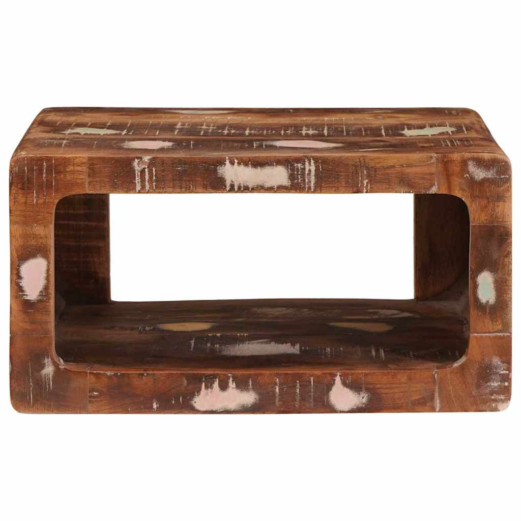 Comodino Marrone 45 x 30 x 24 cm Legno Recuperato Massello | homemem39