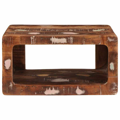 Comodino Marrone 45 x 30 x 24 cm Legno Recuperato Massello | homemem39
