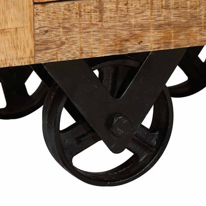 Credenza Marrone 40 x 30 x 120,5 cm legno massello di mango