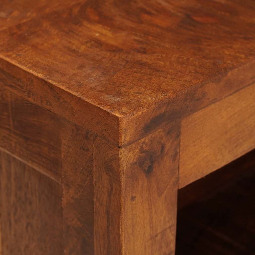 Mobile TV Marrone 110 x 30 x 40 cm legno massello di mango