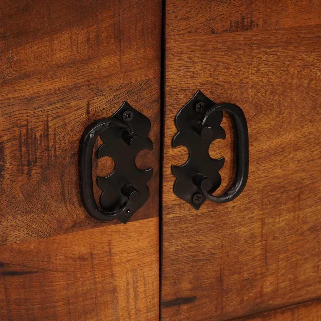 Mobile TV Marrone 110 x 30 x 40 cm legno massello di mango