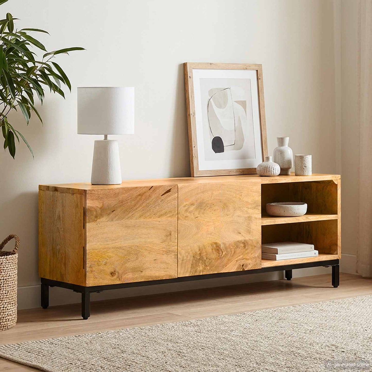 Armadi di Stoccaggio con lo scaffale Marrone 110 x 30 x 40 cm | homemem39