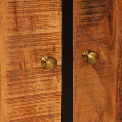 Credenza Beta Naturale 70 x 30 x 75 cm Legno di Acacia Massello