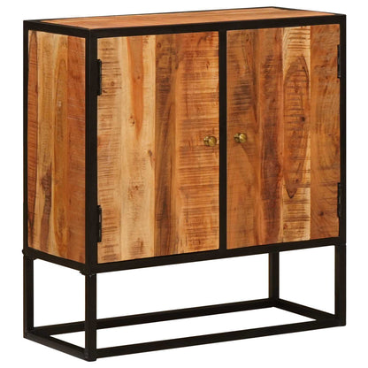 Credenza Beta Naturale 70 x 30 x 75 cm Legno di Acacia Massello