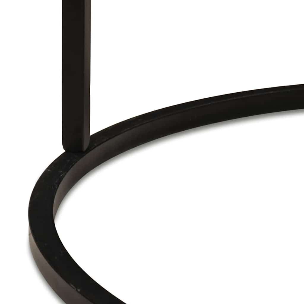 Tavoli da Caffè Nido 3 pcs Legno massello di mango e acciaio