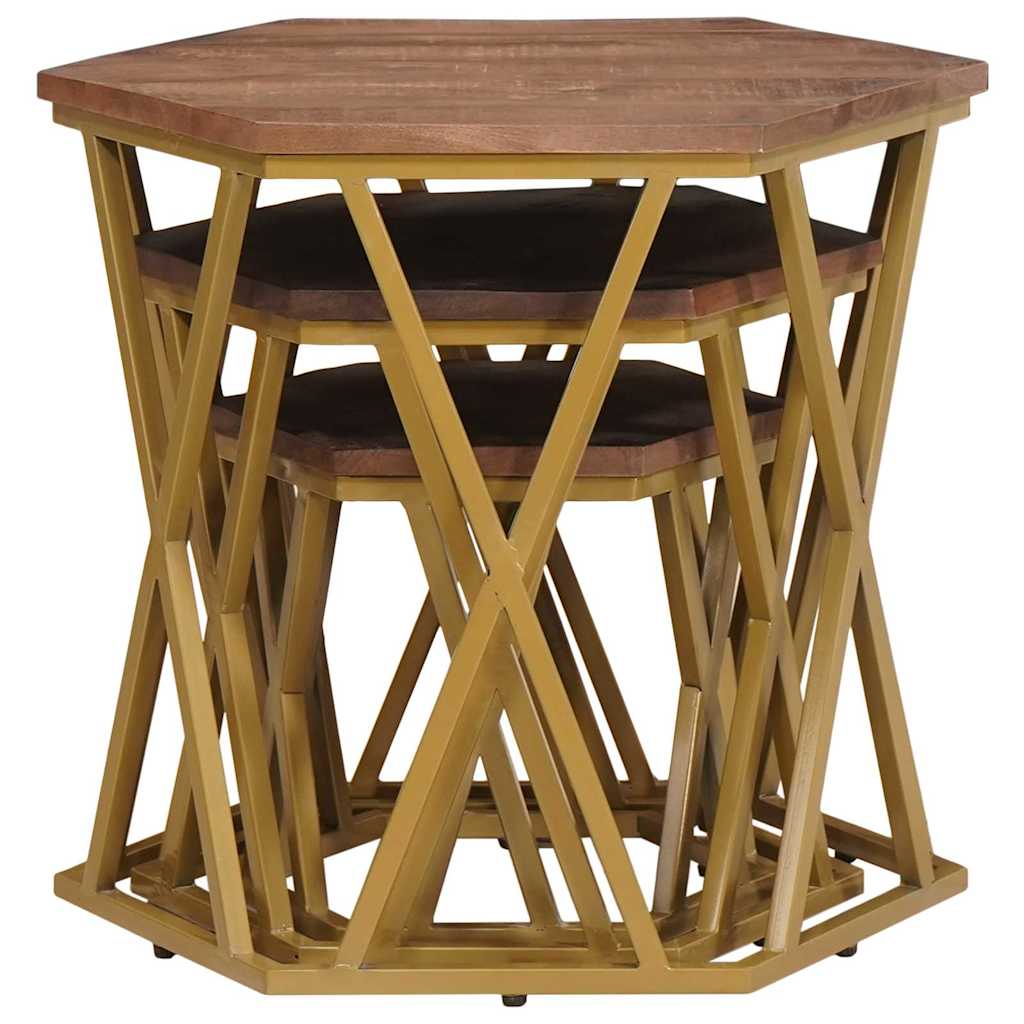 Tavolini da salotto Marrone 55 x 55 x 50 cm | homemem39