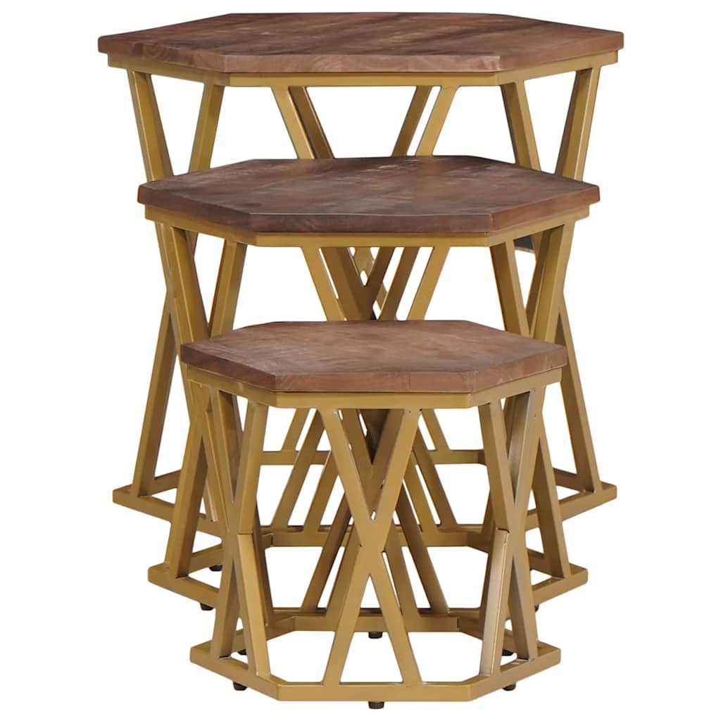 Tavolini da salotto Marrone 55 x 55 x 50 cm | homemem39