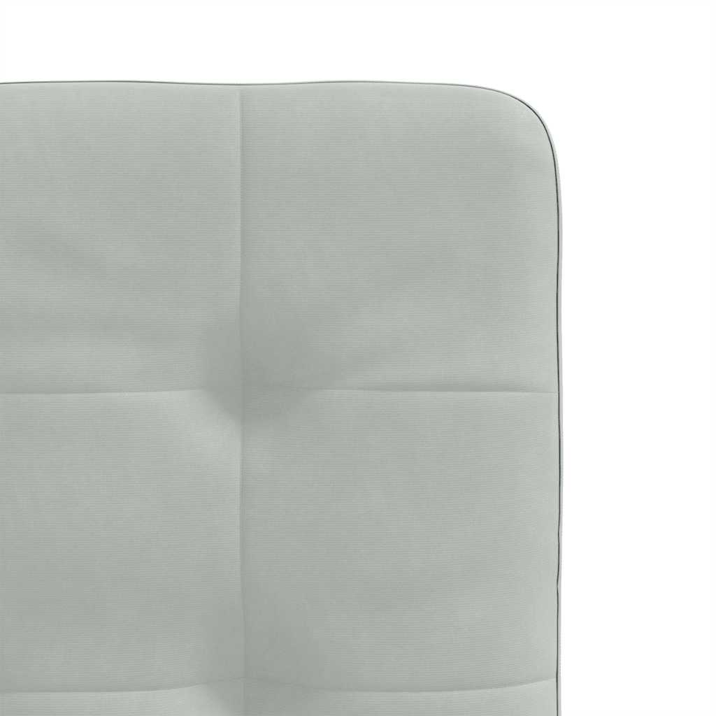 Sedie da Pranzo 2 pz Grigio Chiaro in Velluto | homemem39