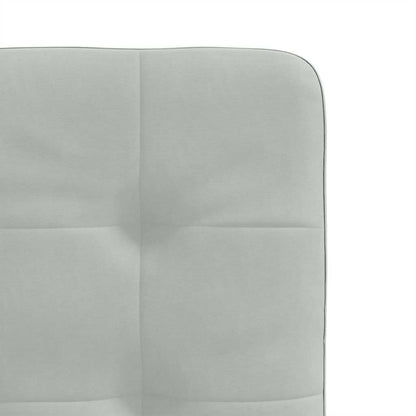 Sedie da Pranzo 2 pz Grigio Chiaro in Velluto | homemem39