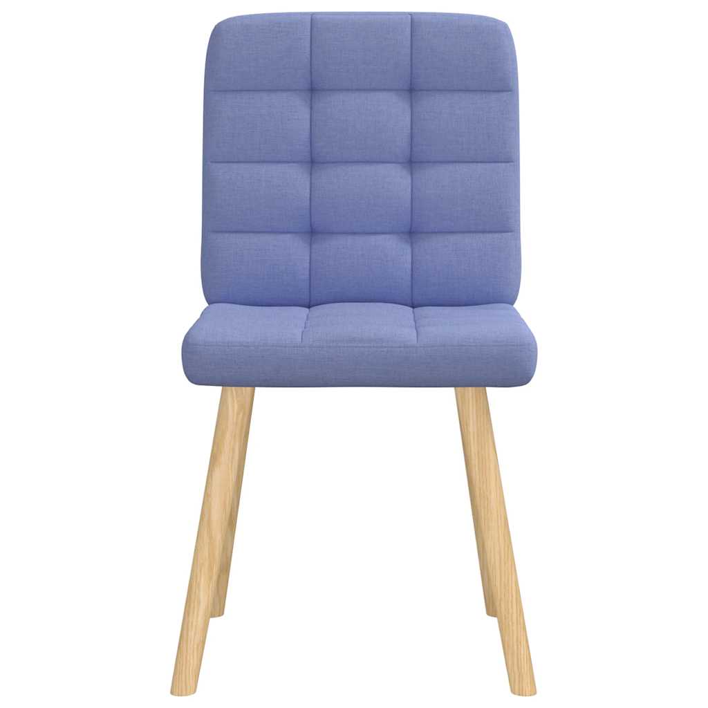 Sedie da Pranzo 2 pz Blu Jeans in Tessuto | homemem39