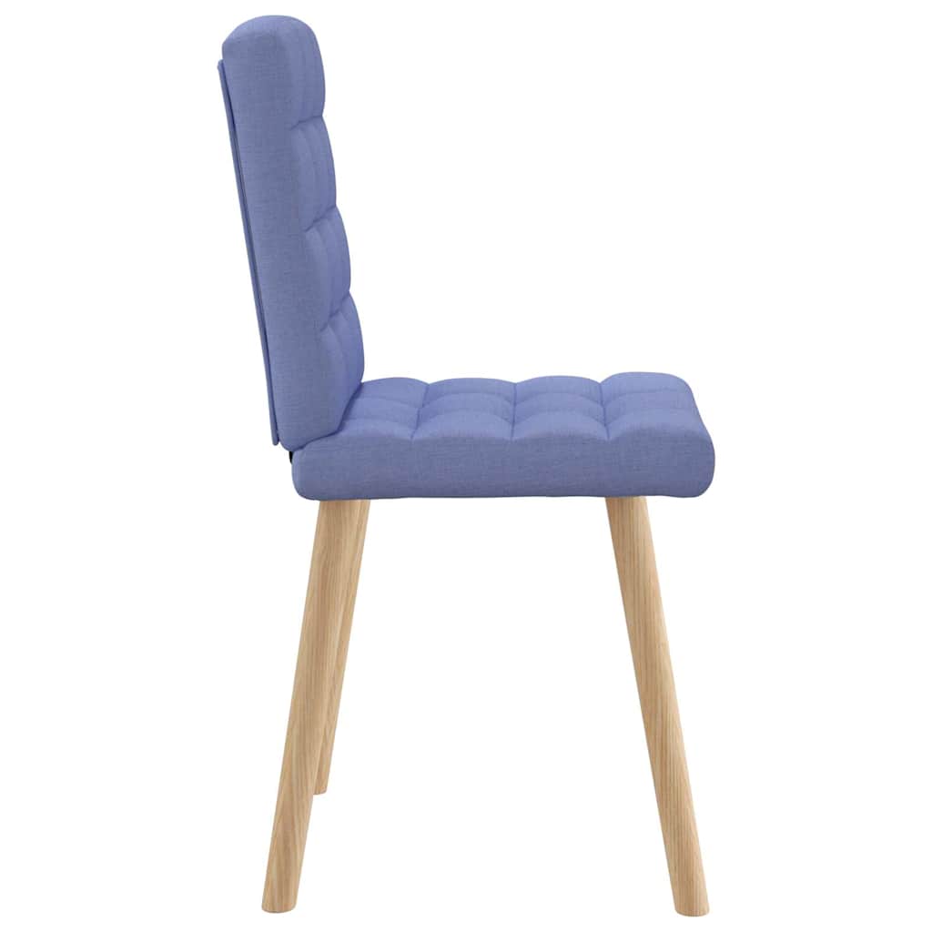 Sedie da Pranzo 2 pz Blu Jeans in Tessuto | homemem39