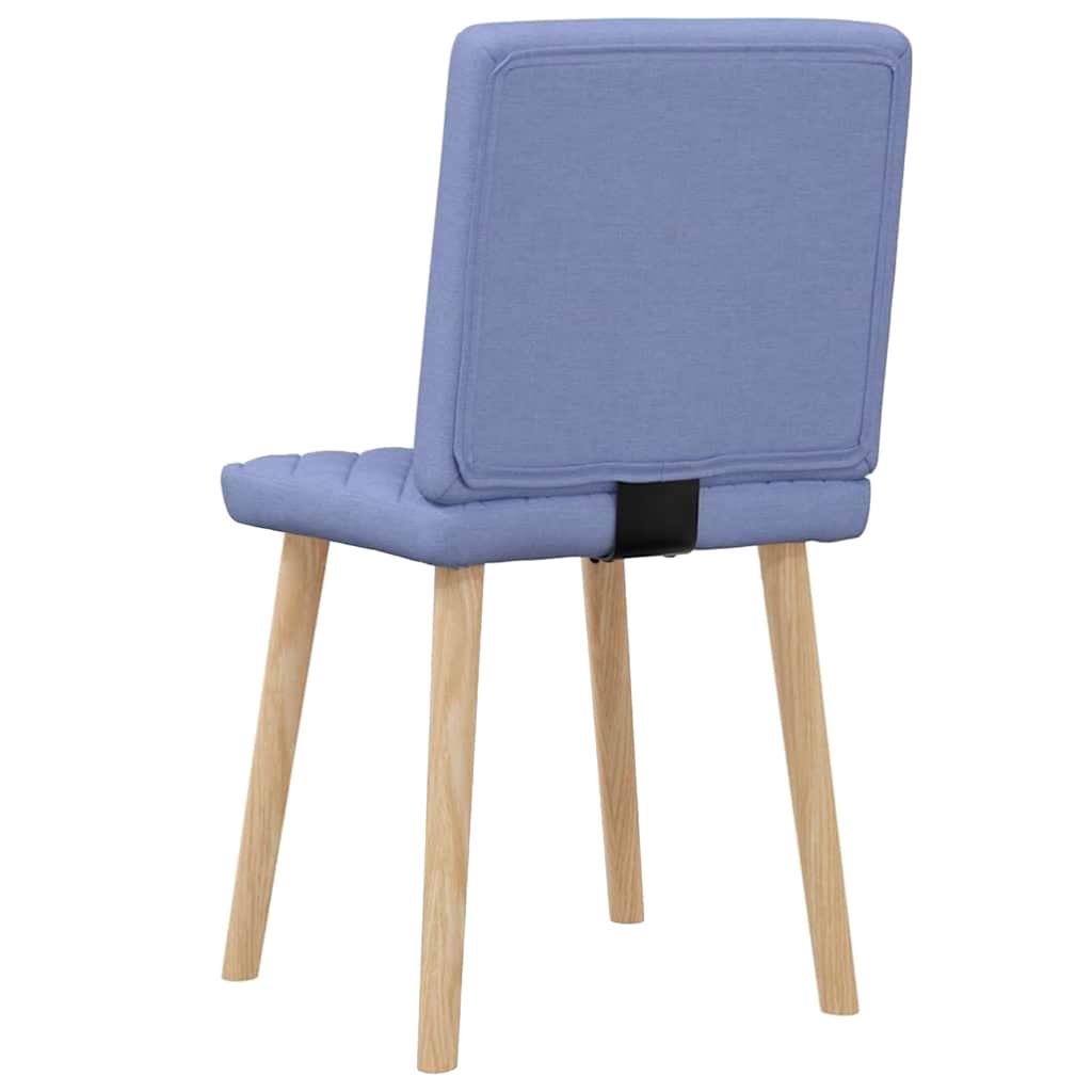 Sedie da Pranzo 2 pz Blu Jeans in Tessuto | homemem39