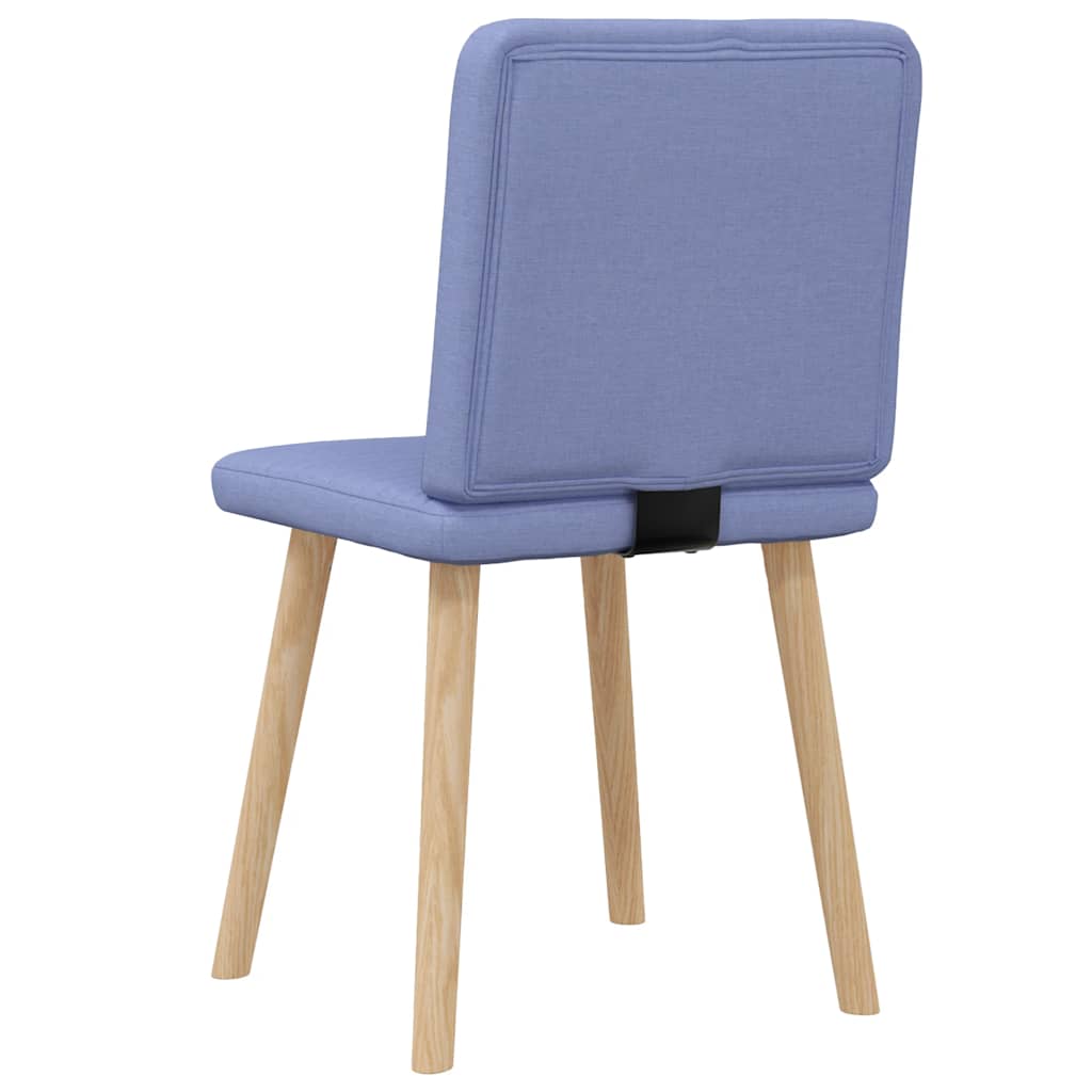 Sedie da Pranzo 2 pz Blu Jeans in Tessuto | homemem39