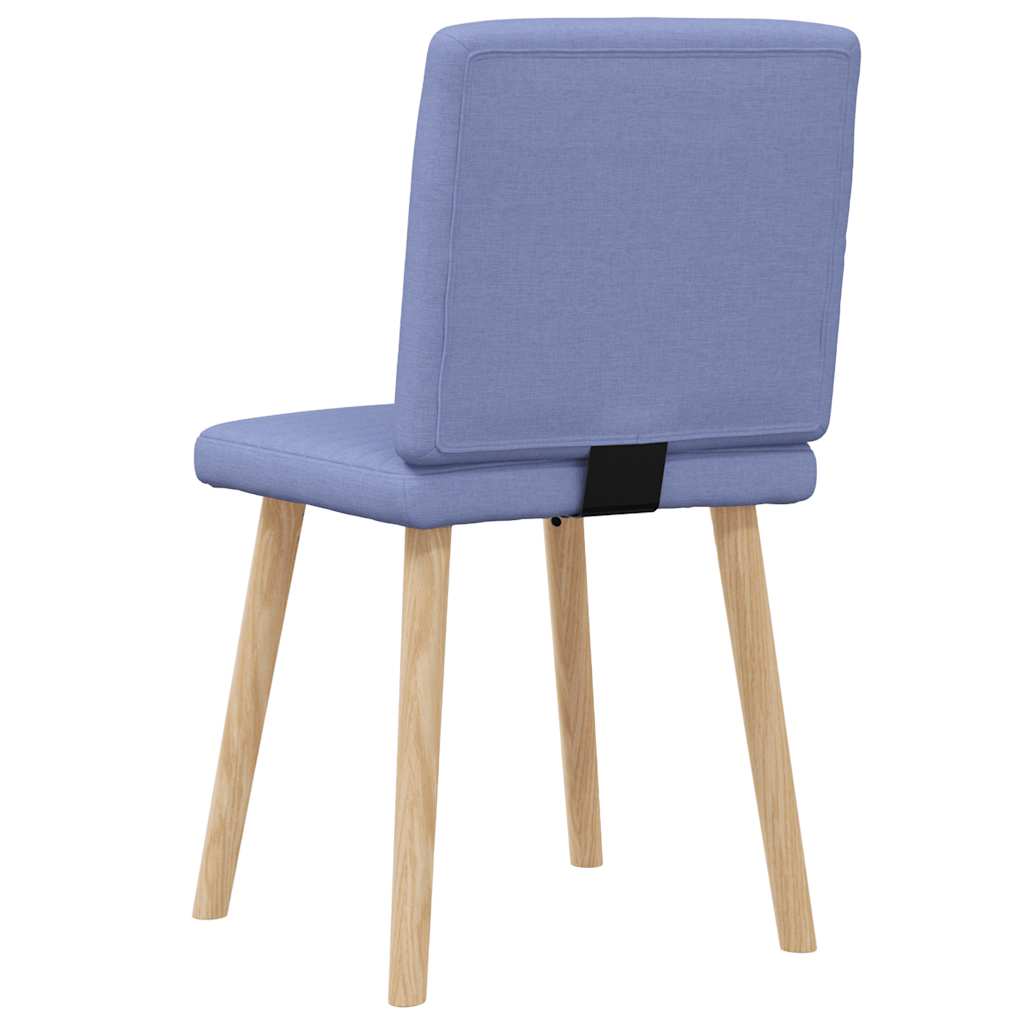 Sedie da Pranzo 2 pz Blu Jeans in Tessuto | homemem39