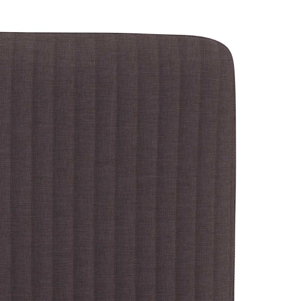 Sedie da Pranzo 2 pz Marrone Scuro in Tessuto | homemem39