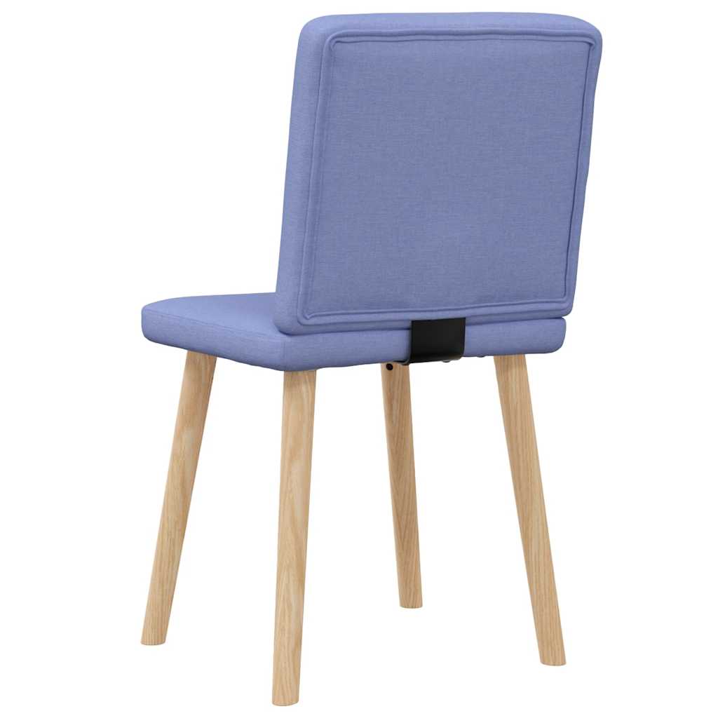Sedie da Pranzo 2 pz Blu Jeans in Tessuto | homemem39