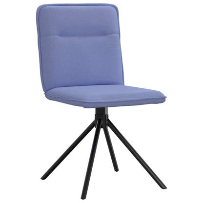 Sedie da Pranzo 2 pz Blu Jeans in Tessuto | homemem39