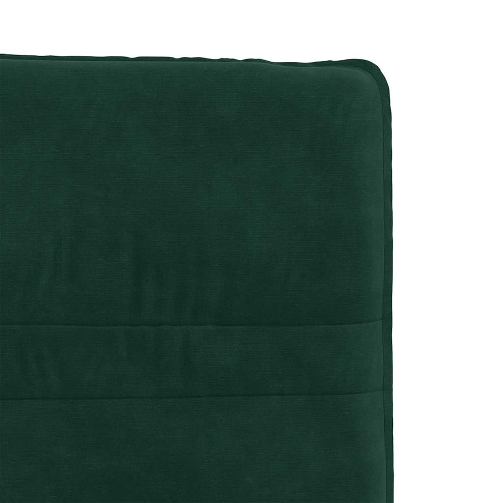 Sedie da Pranzo 2 pz Verde Scuro in Velluto | homemem39