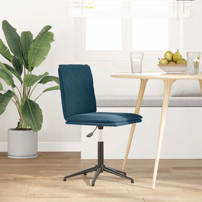 Sedia da Pranzo Blu in Velluto | homemem39