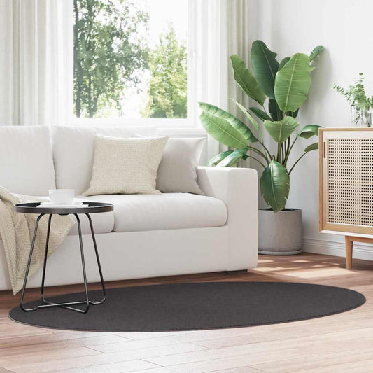 Tappeto HUARTE Antracite 170 x 120 cm 100% Poliestere