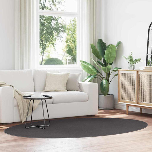 Tappeto HUARTE Antracite 230 x 160 cm 100% Poliestere