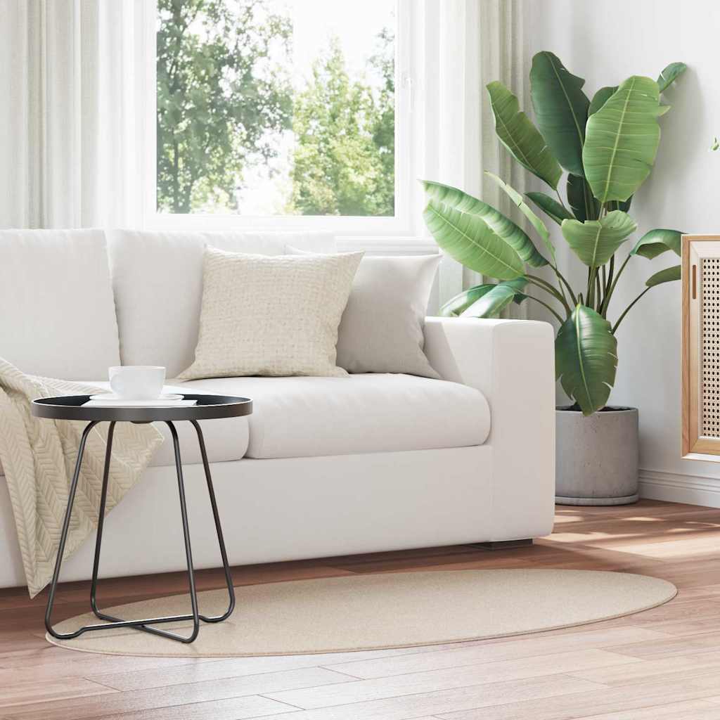 Tappeto HUARTE Beige 80 x 150 cm 100% Poliestere
