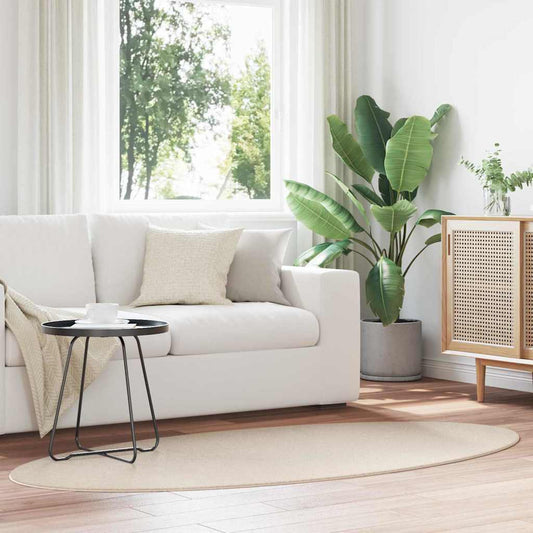 Tappeti per area Ovale HUARTE Beige 120 x 170 cm | homemem39