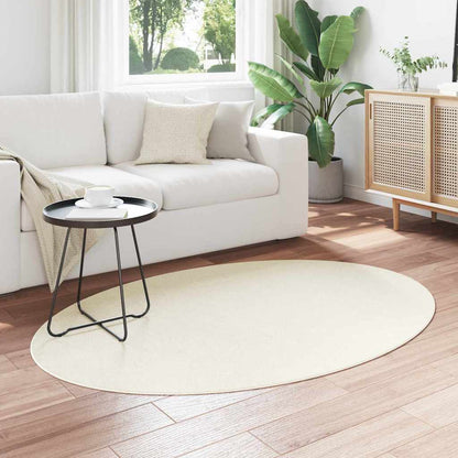 Tappeti per area Ovale HUARTE Crema 120 x 170 cm