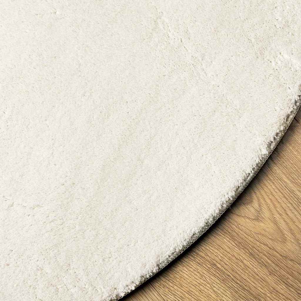 Tappeti per area Ovale HUARTE Crema 140 x 200 cm | homemem39