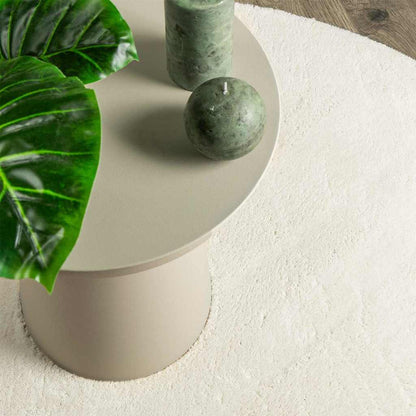 Tappeti per area Ovale HUARTE Crema 140 x 200 cm | homemem39