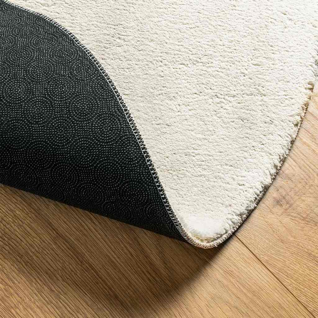 Tappeti per area Ovale HUARTE Crema 160 x 230 cm | homemem39