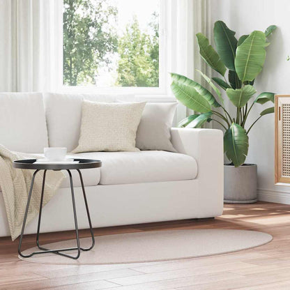 Tappeti per area Ovale HUARTE Sabbia 80 x 150 cm | homemem39